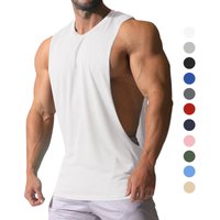 Clothing Vest Muscular Sports Leisure Solid Sleeveless Vest T Shirt