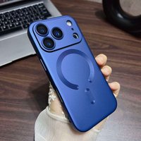 Metallic Paint Magnetic Soft Case For Iphone 17 Air 16 E 15 14 Plus 13 12 11 Pro Max Wireless Charge Lens