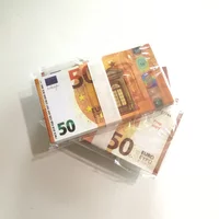 Party Supplies Fa K E Banknote 1 5 10 20 50 100 Euros Realistic Toy Bar Props Copy Currency Dollars Movie Money