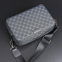 Fashionable men’s checkered shoulder bag, street trendy small shoulder bag, small square bag, men’s bag, men’s crossbody bag