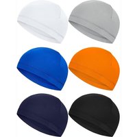 Breathable Sweat Wicking Summer Cycling Cap Sunscreen Head Covering Thin Windproof Shaved Head Cap For Sports Fitness Running