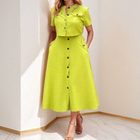 Clothing Retro Slim Temperament Elegant Loose Dress Long