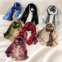 Unisex Jewelry Fashion silk scarf silk wool scarf mulberry silk embroidery silk scarf fashion shawl