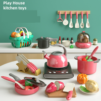 Juego de cocina de simulación para niños y niñas: gran juguete de cocina realista con ollas, sartenes y utensilios (31, 33, 41 y 54 piezas)