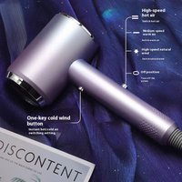 Professional Hair Dryer 1250W DC Motor Blow Dryer 3 Heat Speed Settings Overheat Protection & Concentrator Nozzle Lightweight & Quiet