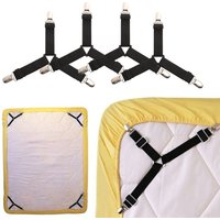 Multifunctional bed sheet holder adjustable bed sheet buckle non slip fixed clothes trousers curtain clip 4PCs