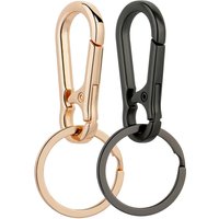 Metal Keychains Keyring Key Chain Ring Clip Holder Organizer Home Car Keys Key Finder