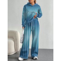 Everyday 2025 Striped Plaid Print Foreign Trade Comfortable Fashion Casual European American Suit
