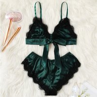 Sexy Satin Lace Patchwork Bandage Sexy porn Underwear Body Sleepwear Lingerie Underwear S Sexy Lingerie