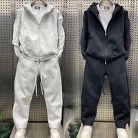 Autumn Winter Fashionable Casual Sports Suit Trendy Loose Jacket Pants Couple Set People