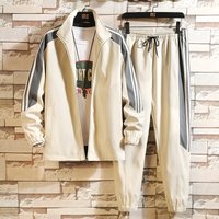 autumn winter jacket suit style trend tooling fashion jacket set handsome clothes