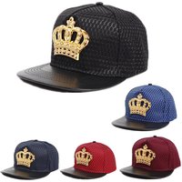 Fashion Summer Brand Crown Europe Baseball Cap Hat Casual Bone Hip Hop Snapback Caps Couple Sun