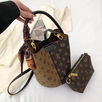 Women's New Fashion Printed Bucket Bag With All-in-one Shoulder Crossbody Tote 2025