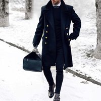 Clothing arrivals stock double breasted woolen windbreaker wish woolen coat