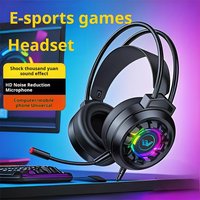 Gaming Headset Wired 7.1 Channel Noise Cancelling Multifunctional Surround Sound Headphone Over Ear Computer Laptop USB