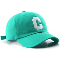 Korean version of fashionable and retro large C-letter embroidered duckbill hat, outdoor women's sun protection hat, men's casual baseball hat