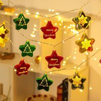 Glittering LED Christmas Star String Lights Shatterproof & Battery Operated 10 20 40 80 LED Lights IP43 Waterproof 60000 Hours Lifespan