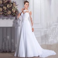 dresses retro lace long sleeved slim temperament