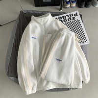 Clothing style street suit spring autumn loose trend ins sweater long sleeve trousers casual student sportswear two piece suit