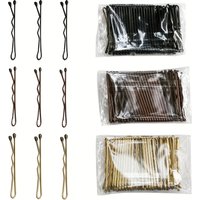 50 Pcs 3 Colors 3.5cm Hair Clip Lady Hairpins Curly Wavy Grips Hairstyle Hairpins Women Bobby Pins Styling Hair Accessories