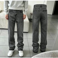 Clothing 2026 Distressed Flared Jeans Vintage Cleanfit Denim Frayed Hem High Street Micro Bell Bottoms