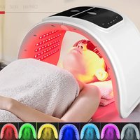 2024 Professional 7 Colors PDT LED Mask Facial Red Light Therapy Skin Rejuvenation Device Face Lift Anti Wrinkle Beauty Machine