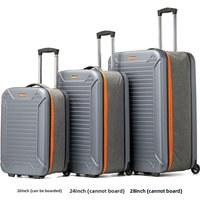 Luggage New Folding Suitcase, Multi Functional Design, Foldable Trolley Case, 20 Inch Carry On Business Combination Lock Case