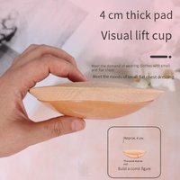 Self Adhesive Push Up Pads Small Chest Thickened Silicone Breast Enhancers Non Slip Waterproof Bra Inserts Swimwear & Lingerie
