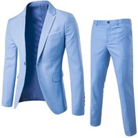 Clothing Suit Two Piece Business Professional Formal Small Suit Slim Groomsmen Groom Wedding Dress