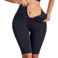 tummy control pants high waist hip lift crotch lift pants buttoned adjustable padded hip shapewear