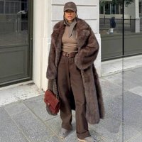 Clothing Fox Fur Coat Fur Lazy Chic Fox Fur Coat – Long Fur Streetwear Jacket