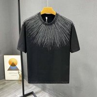 Trendy Cotton T Shirt Summer Style Loose Fitting Casual round Neck Short Sleeve Breathable One Piece Fashionable
