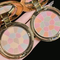 E Flatbread Happy Face Powder Oil Control Lasting Makeup Pork Belly powder makeup
