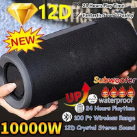 Best Portable Bluetooth Speaker 2024 Subwoofer Bluetooth Speaker IPX7 Waterproof 12 Hours Playtime PartyBoost Multiple Speaker Pairing