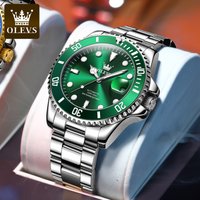 2023 New Hot Selling Lao Ou Li Shi Premium Watch Glow Waterproof Lux Green Water Ghost Mechanical Watch Men's Watch Business Watch