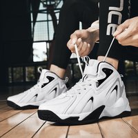 Men's Chunky Dad Shoes – Retro High-Top Sneakers (Breathable & Cushioned)