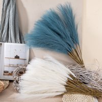 Wholesale mini pampas reed grass INS style artificial flower manufacturer home decoration wedding artificial flower MW85102