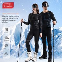 Thermal Ski Base Layer Set – Moisture-Wicking Compression Tights & Top For Men & Women | Quick-Dry Winter Sports Underwear