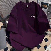 Short Sleeve T Shirt Summer Trendy Loose Fit Slimming Round Neck Versatile Top Clothing