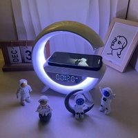 Portable Speakers Three One Technology Sense Wireless Charging Bluetooth Speaker Bedside Small Atmosphere Light Electronic Digital Display Big G