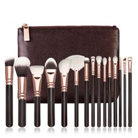 Makeup Brushes & Tools Hot 8pcs 15pcs Makeup Brush Set Black Rose Gold Makeup Brush Set With Leather Bag Makeup Tools