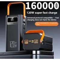 20000mAh Portable Charger QC3.0 Fast Charging LED Flashlight & Dual USB Output IPhone Android Tablets Compact & High Capacity Power Bank