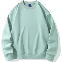 2023 New Round Neck Men's Sweatshirt Spring And Autumn Long Sleeve T-Shirt Loose Base Shirt Casual Top Jacket