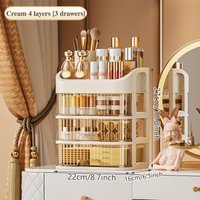 Beautiful Makeup Storage Box Jewelry Storage Box Desktop Storage Box Drawers. Plastic Material Waterproof