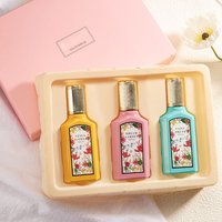 HNVN 25ML New Perfume Luxury Gift Floral Long Lasting Original Perfume Wholesale Mini 3pcs Women’s Perfume Set