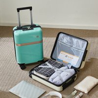 14 inch Small Suitcase Adjustable Handle Combination Lock Travel Organizer Universal Travel Case