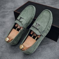 Spring casual loafers Business trend soft soled driving shoes
