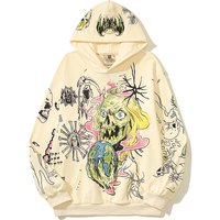 " Oversized Pullover Hoodie High Street Fashion Essential Drop Shoulder Design"