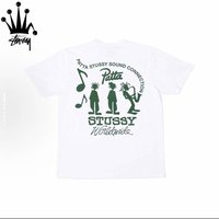 Stussy Stussy&Patta Collaboration Pattern Printed Casual And Comfortable Pure Cotton Short Sleeved T-shirt