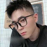 Black Framed Glasses For Men, Trendy And Handsome, Myopia Can Be Matched With Prescription Flat Lenses, Blue Light, Anti